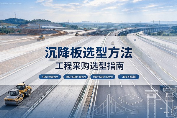 开江沉降板选择方法