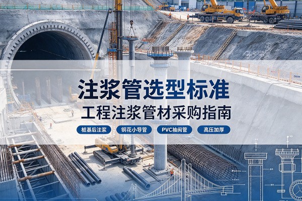 开江注浆管选型标准