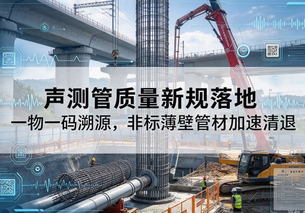 开江声测管质量新规落地，一物一码溯源，非标薄壁管材加速清退
